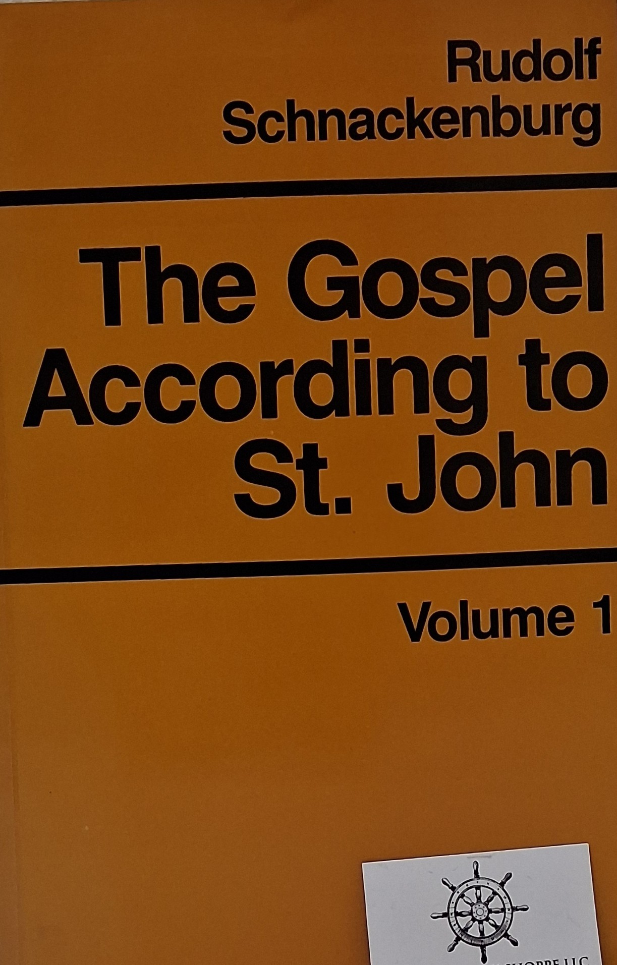 The Gospel According to St. John