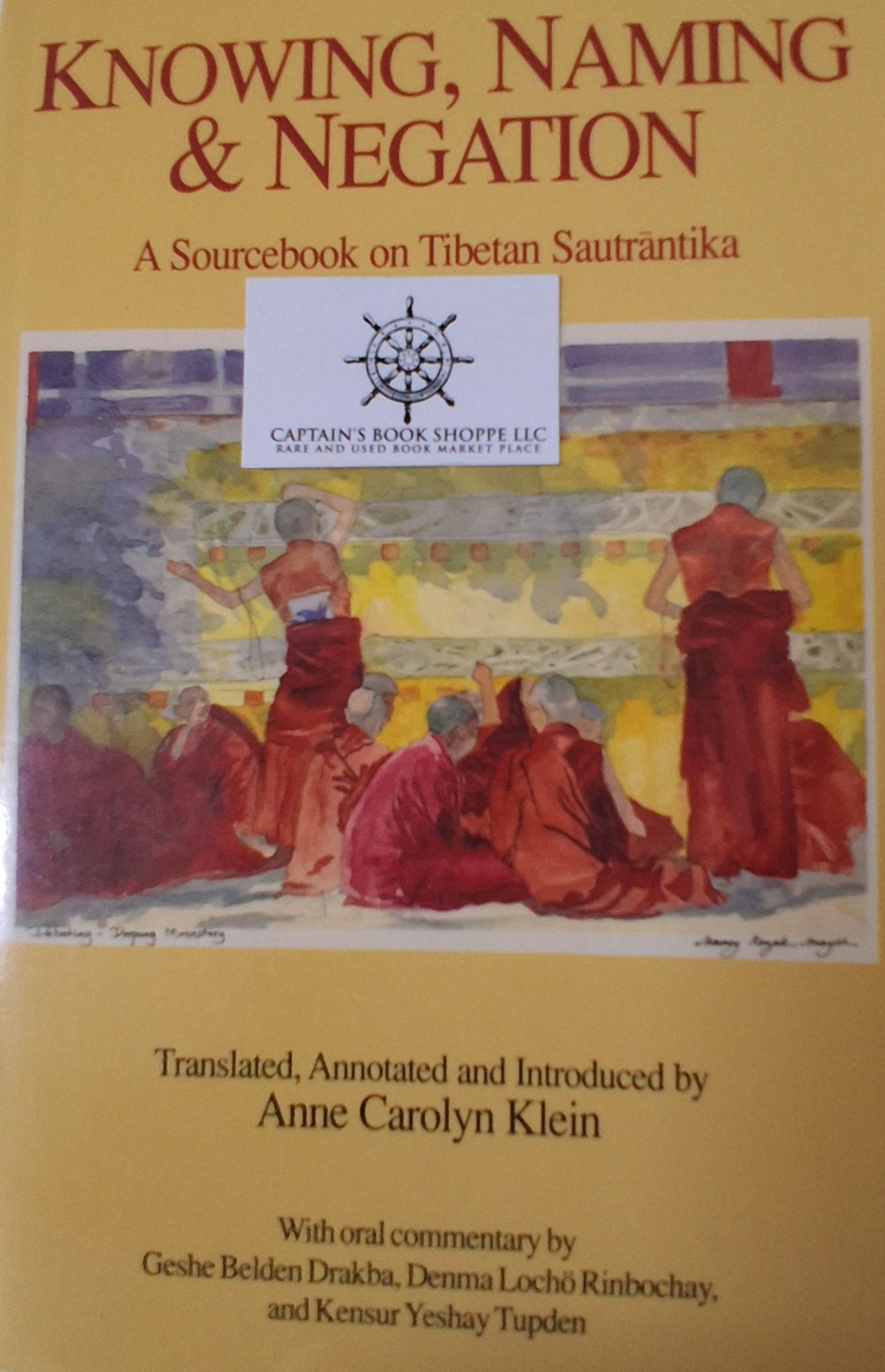 Knowing, Naming, and Negation: A Sourcebook on Tibetan Sautrantika (Translations in Indo-Tibetan Buddhism)